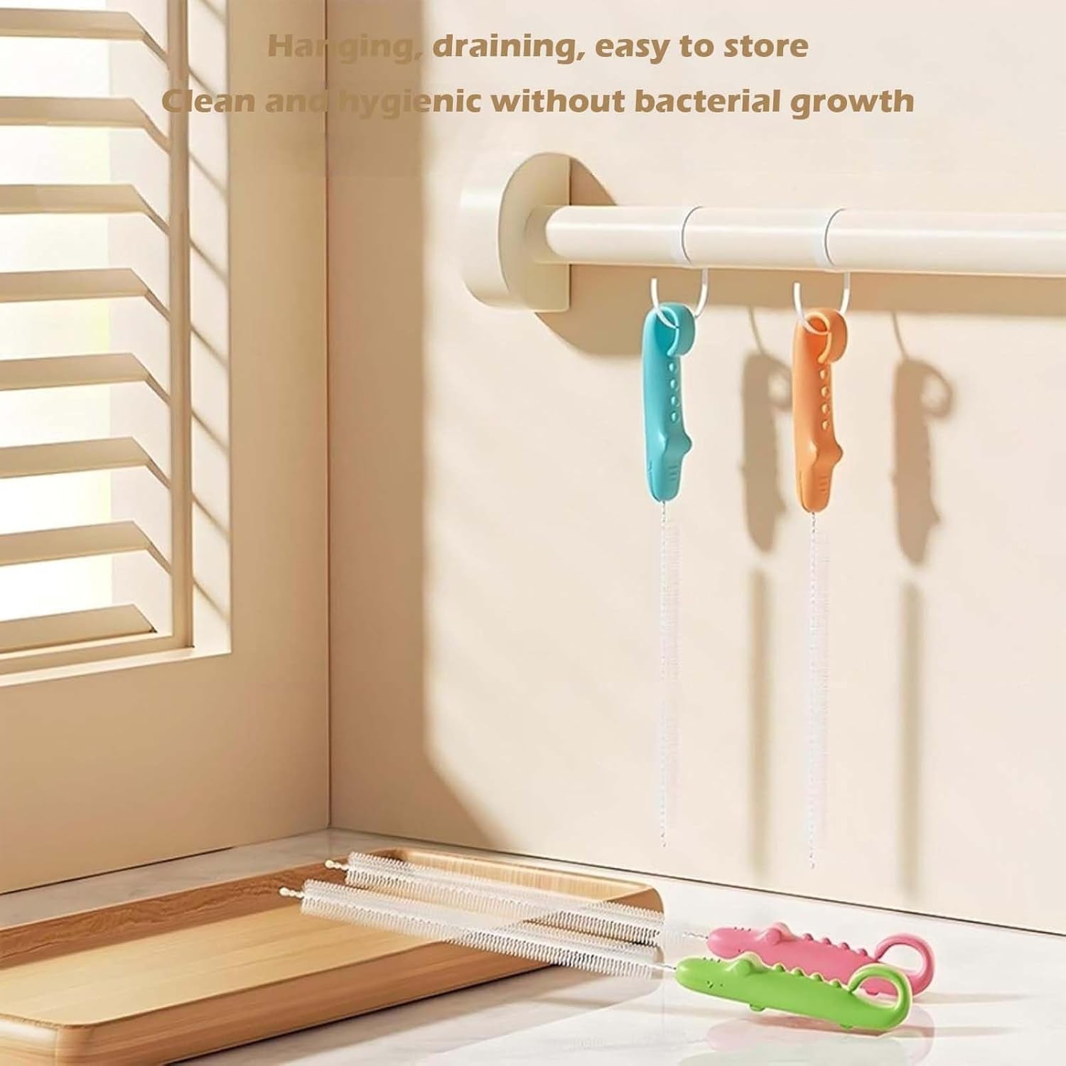 Bottle Spout Cleaning Brush with Ergonomic Handle (1 Pc / 22 Cm Long)