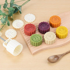 Traditional mooncake press mold with intricate pattern