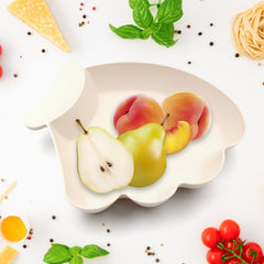 Plates for Kids, BPA Free, Childrenâ€™s Food Plate, Kids Bowl, Serving Platters Food Tray Decorative Serving Trays for Candy Fruits Dessert Fruit Plate, Baby Cartoon Pie Bowl Plate, Tableware (1 Pc)