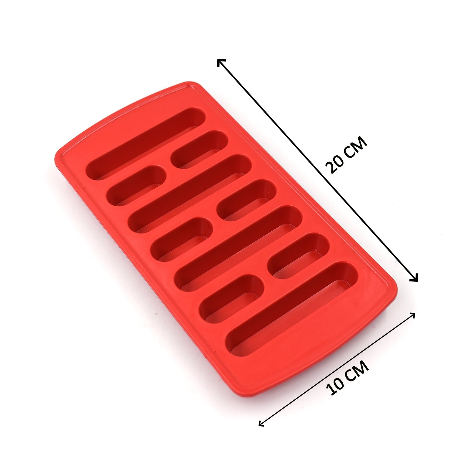 Ice trays stacked for storage