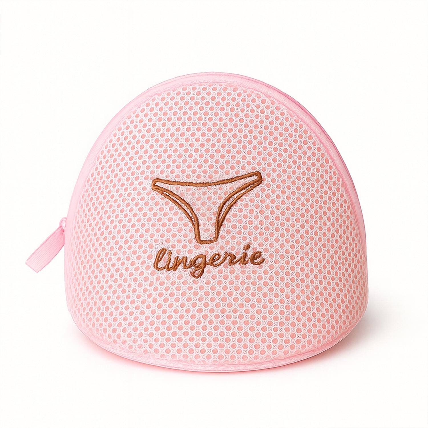 Lingerie Wash Bag – Dome-Shaped Protective Mesh Laundry Pouch with Zip Closure (1 Pc)