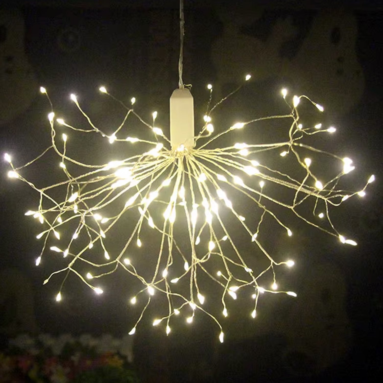 Remote Controlled Starburst Firework LED Hanging Decorative Light (1 Pc)