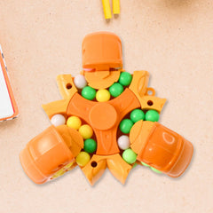 Aditi Spinny Brain Puzzle with vibrant color sorting beads
