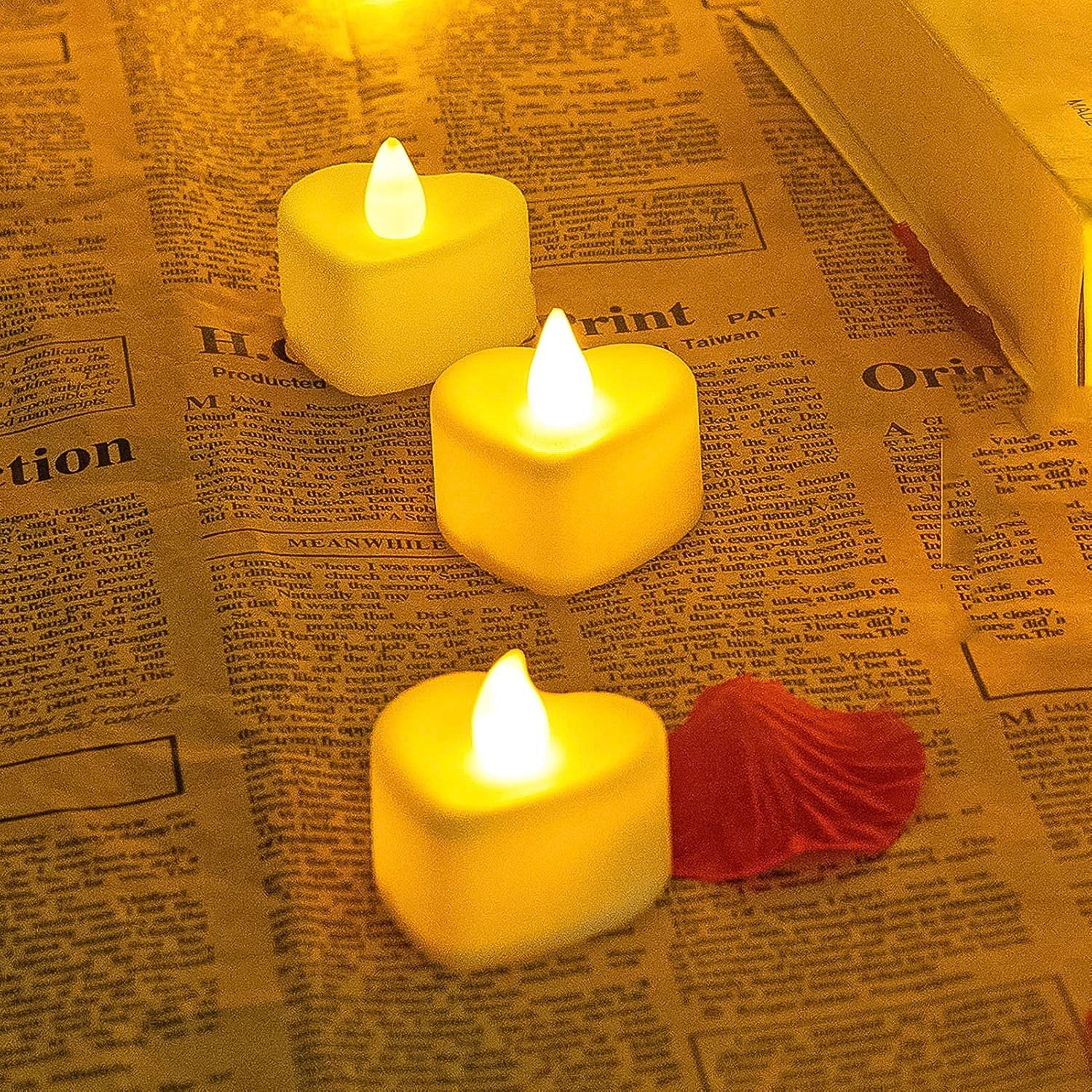 Festival Decorative LED Tealight Candles – Battery Operated for Party, Wedding, Birthday & Gifts (24 Pc Set)
