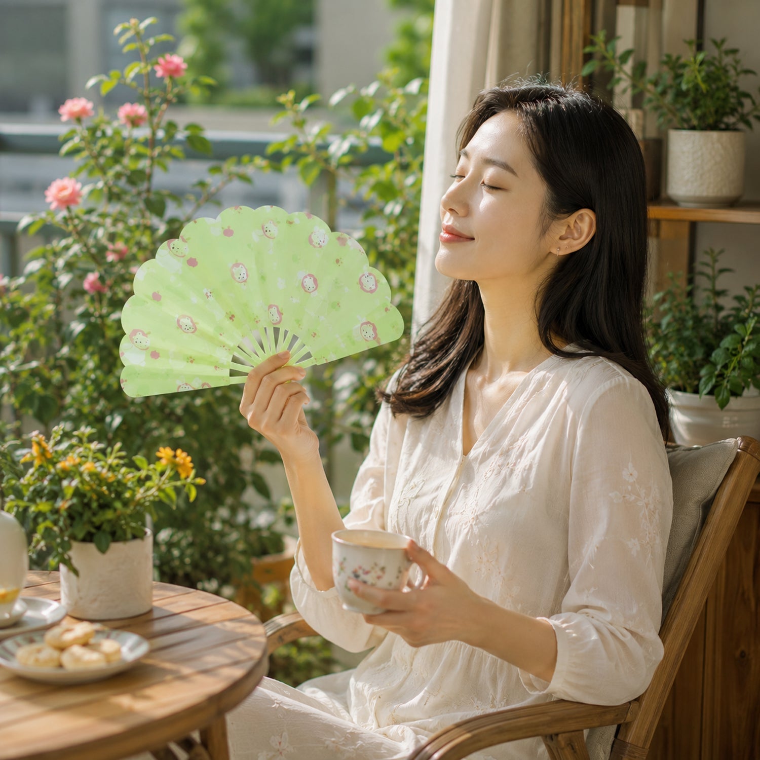 Foldable Handheld Fan (1 Pc)