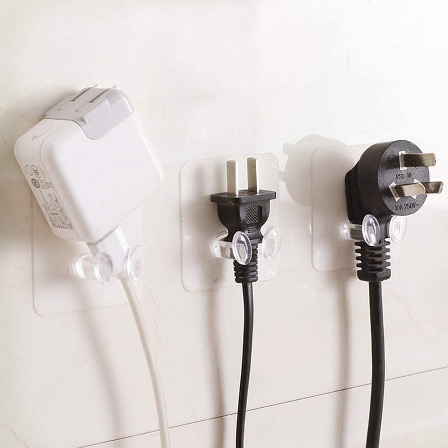 Self adhesive hooks organization
