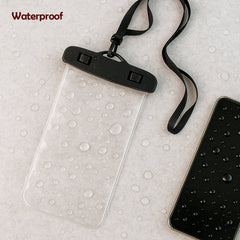 Mobile cover pouch with neck strap attached