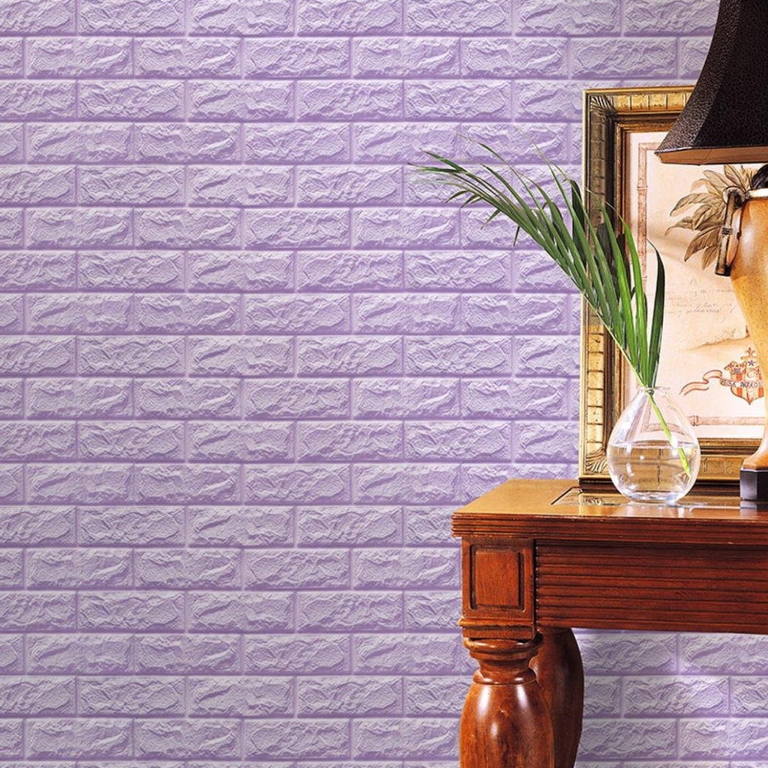 Wallpaper 3D Foam Wallpaper Sticker Panels (70 x 76 Cm / 1 Pc)
