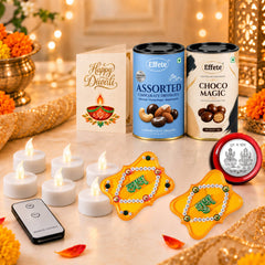 LED Tealight Chocolate Gift Set