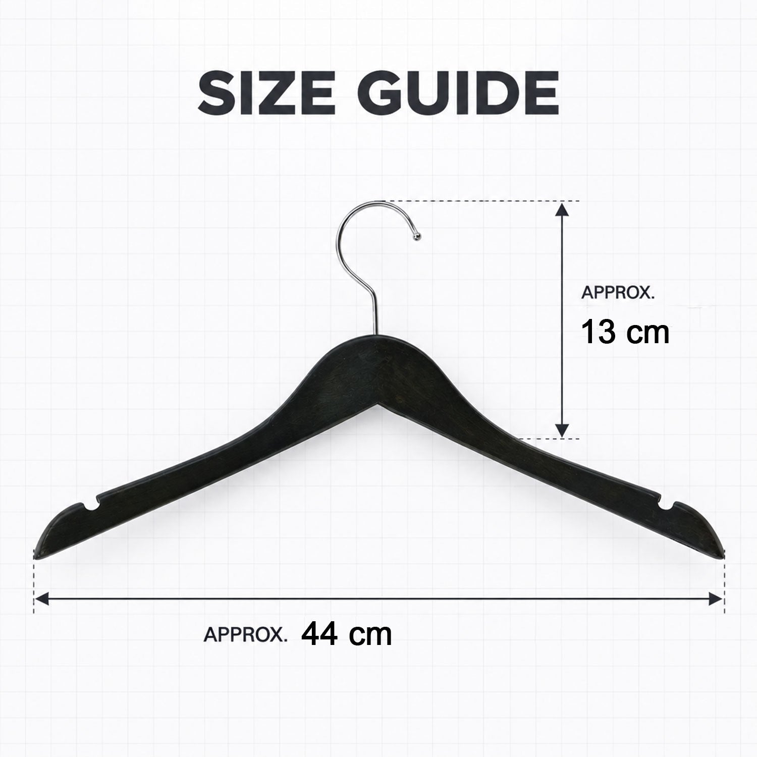 Hanger size guide