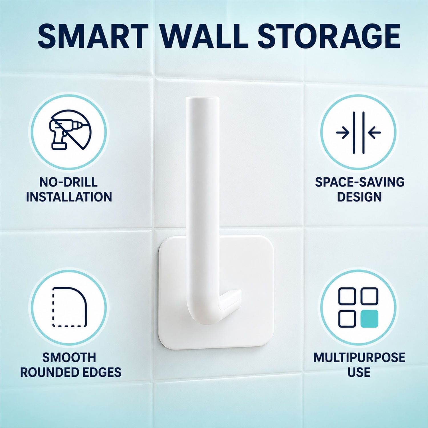 Wall hook size guide