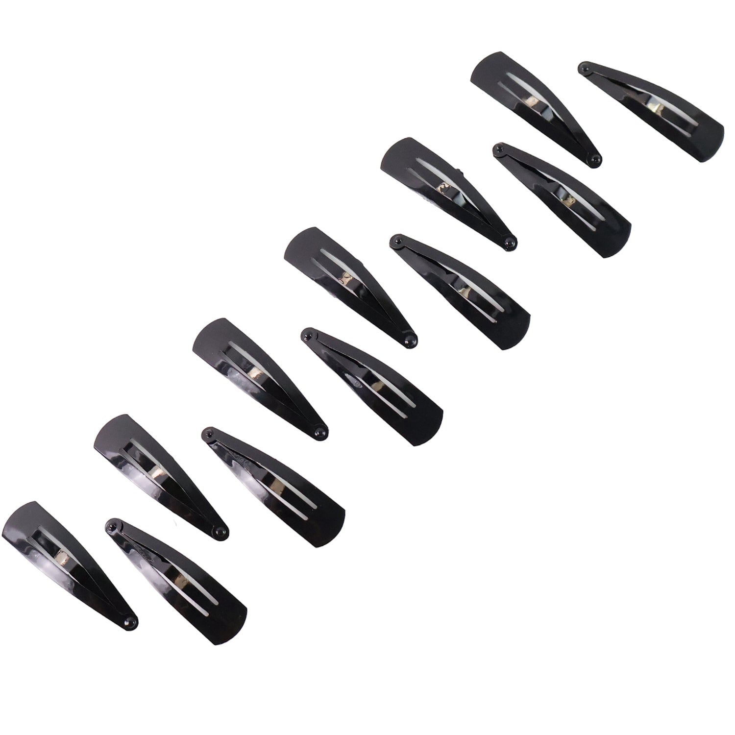 Set of 12 Metal Hair Clips for women and girls