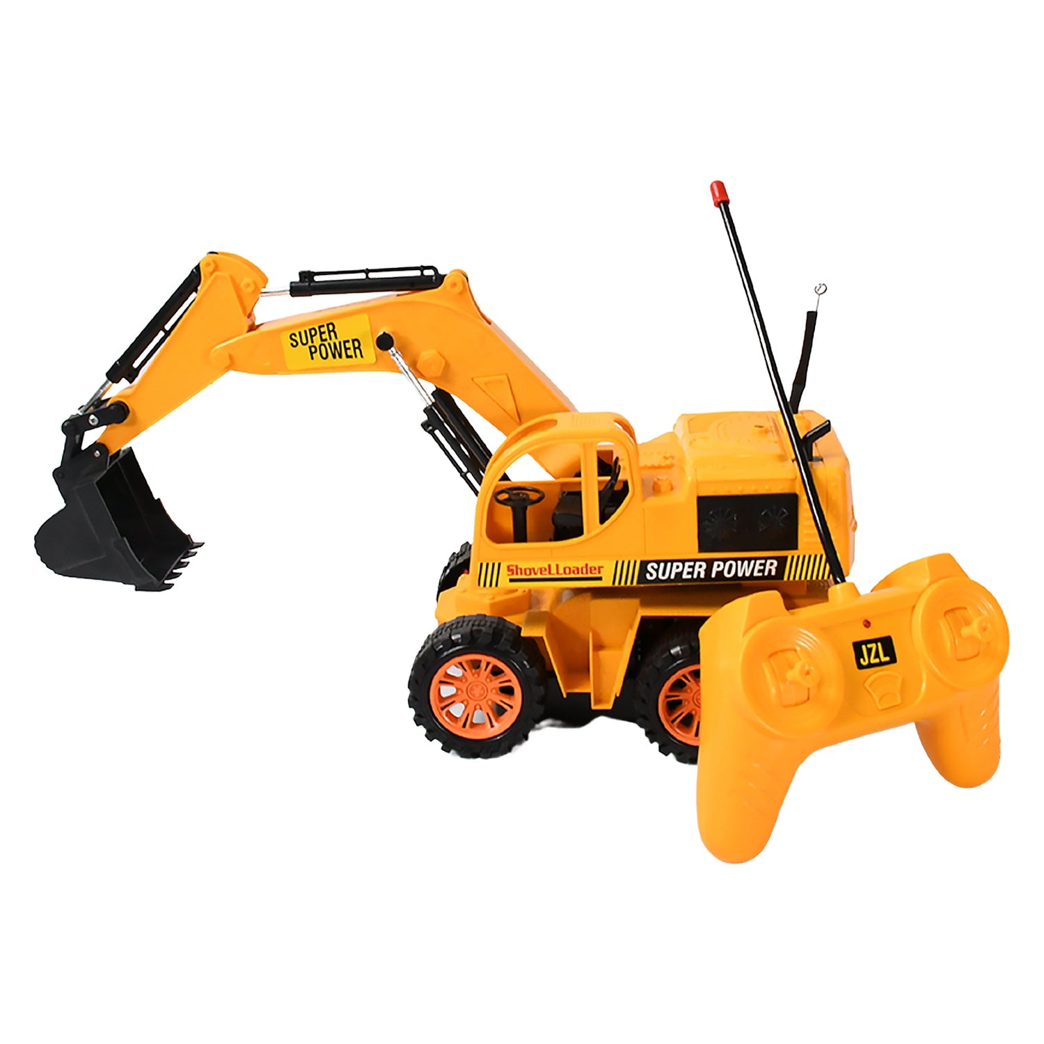 17925 Plastic JBC Construction Toy Remote Control Car Toys for Kids Boys, Super Power Remote Control JCB Truck Construction Toy (1 Set)