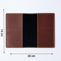 PU Leather Multipurpose Card Holder & Slim Travel Wallet (1 Pc)
