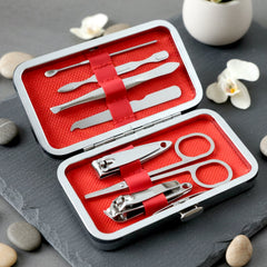 7 in 1 Stainless Steel Manicure Pedicure Grooming Kit