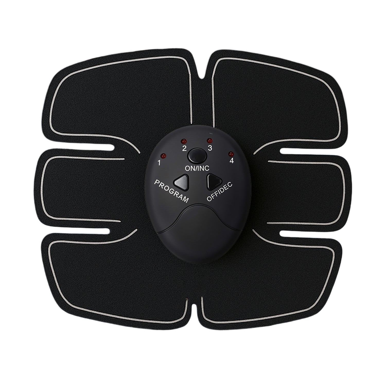 Wireless 6-Pack Abs Stimulator â€“ Rechargeable Vibrating Muscle Exerciser & Body Massager for Abdominal Training