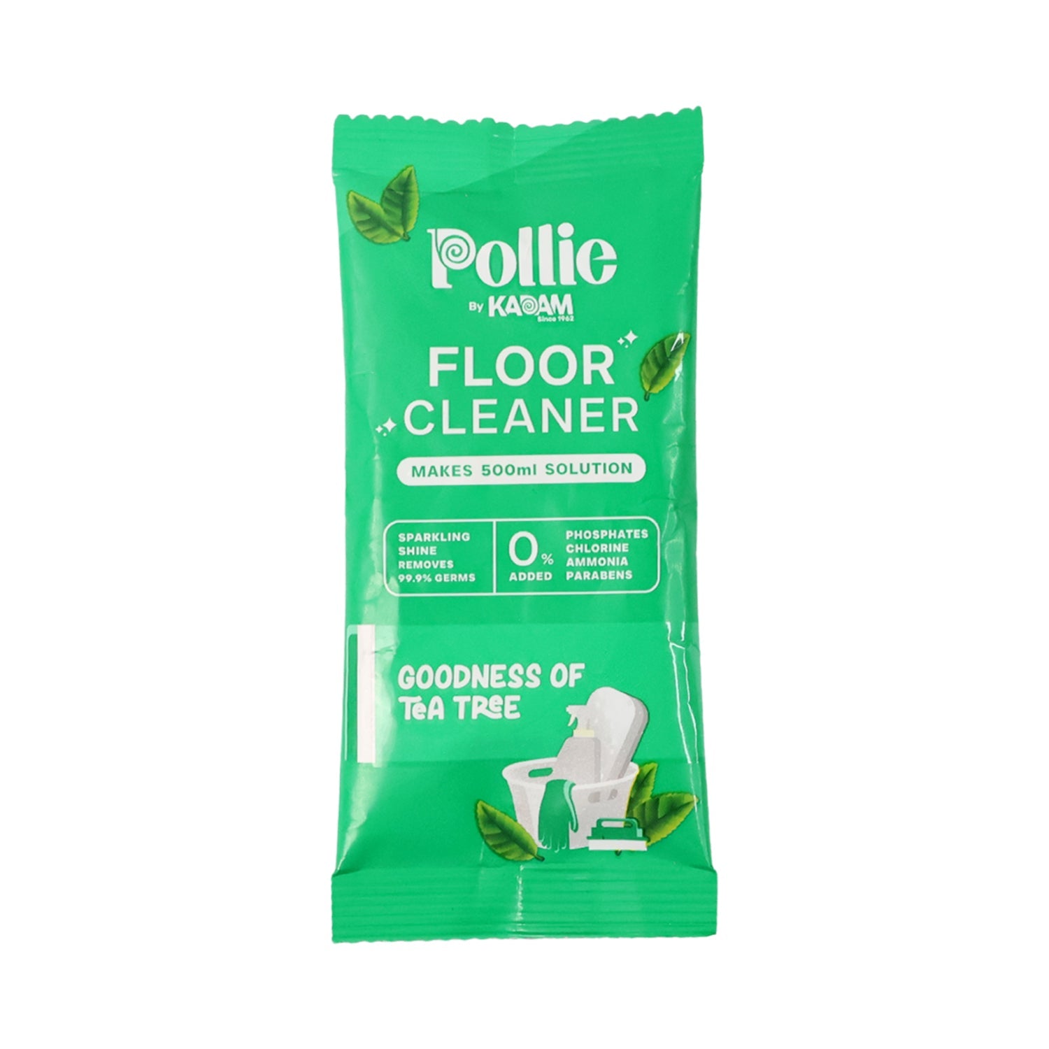 Pollic Kadam Concentrated Floor Cleaner Sachet – Tea Tree Fragrance (50 Gm)
