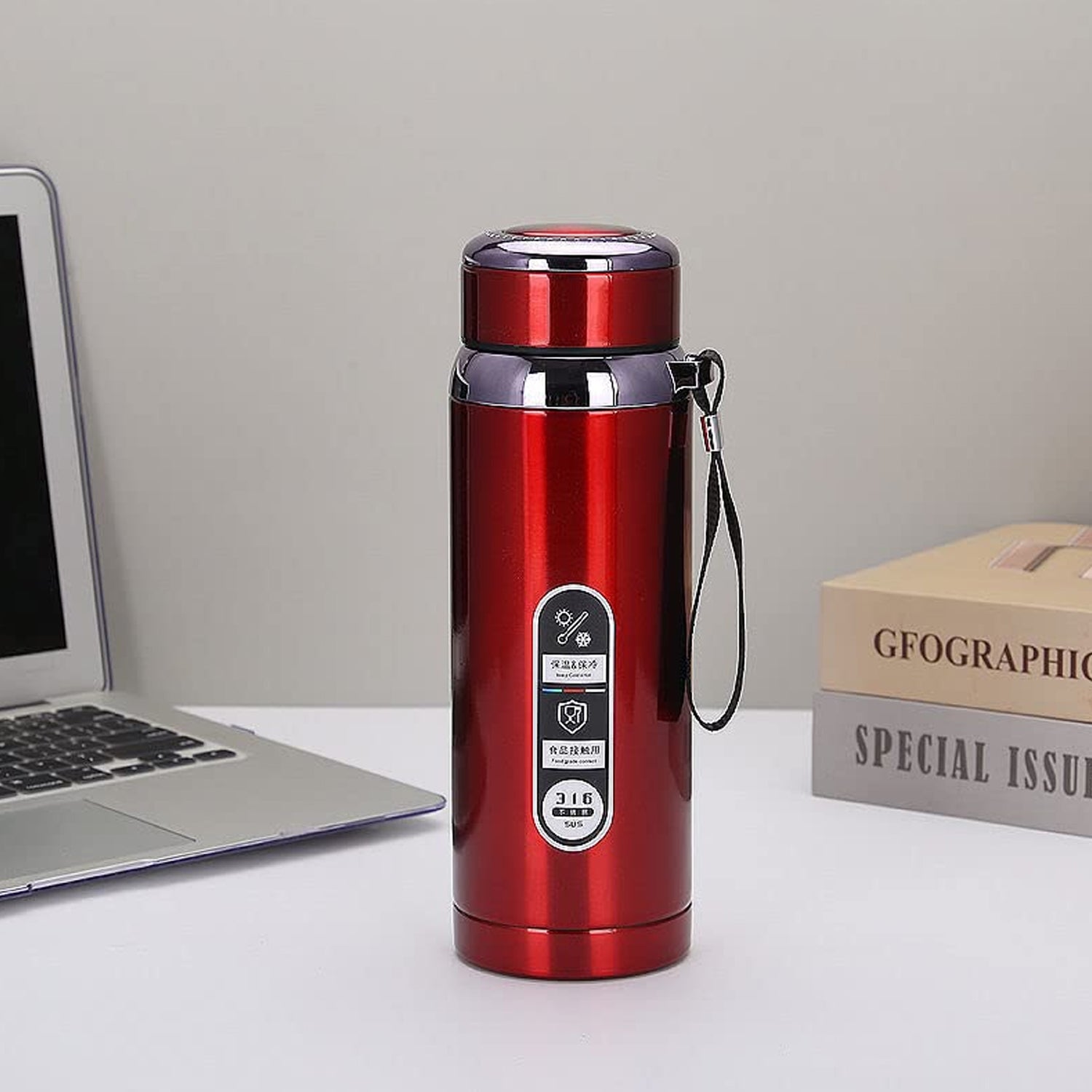 5875 800ml Stainless Steel Water Bottle for Men Women Kids | Thermos Flask | Reusable Leak-Proof Thermos steel for Home Office Gym Fridge Travelling