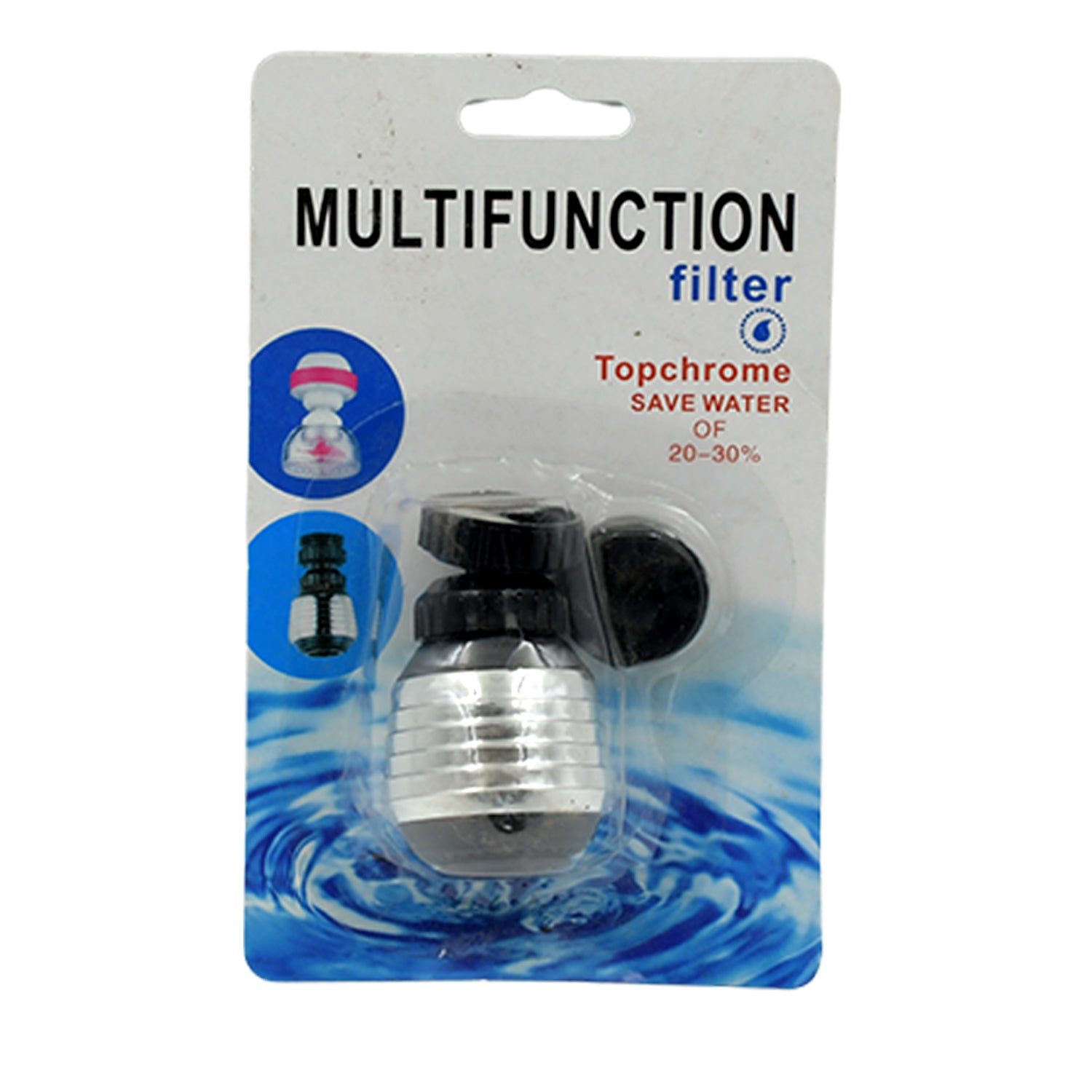 Faucet Bubbler, Faucet Aerator, Water Filter 360Â° Sink Use for Kitchen, Bathroom, Home Use, High Pressure Power Spray, Plating, for Kitchen Bathroom (1 Pc)