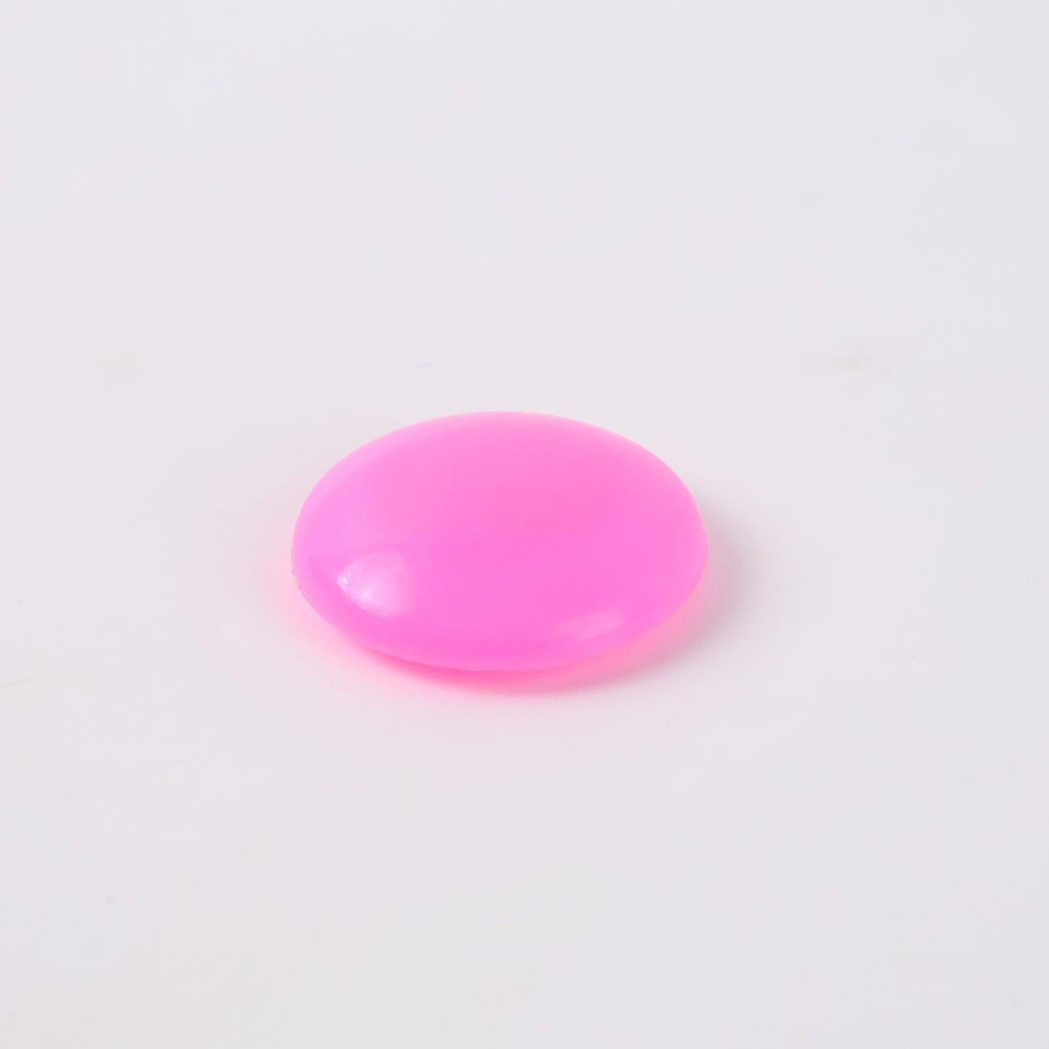 Pink plastic tack board magnet set
