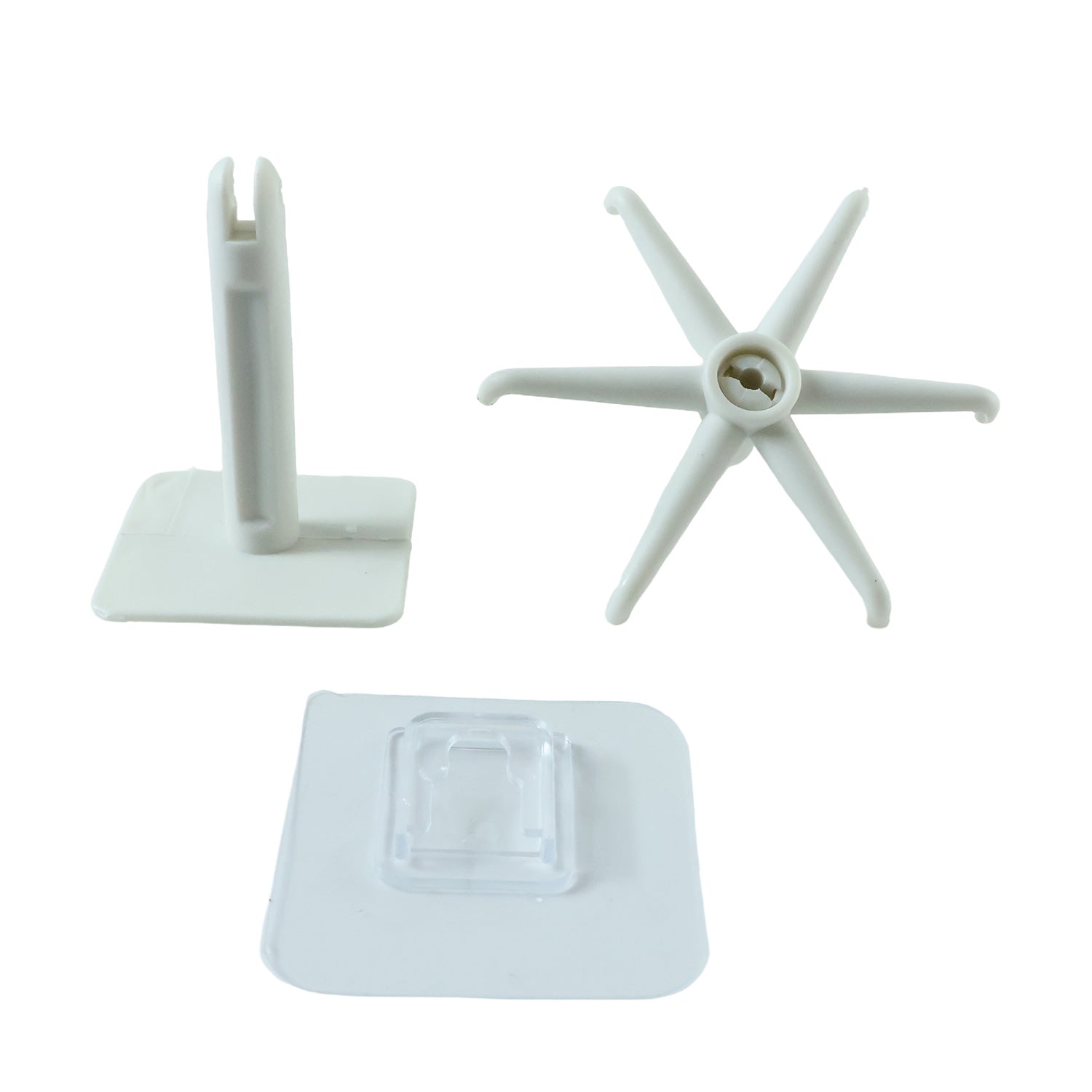Side view of waterproof folding wall hook in use