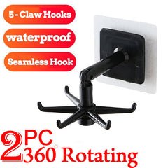 4650 360Ã‚Â° rotatable  hooks for hanging (Pack of 2) (Brown Box) DeoDap