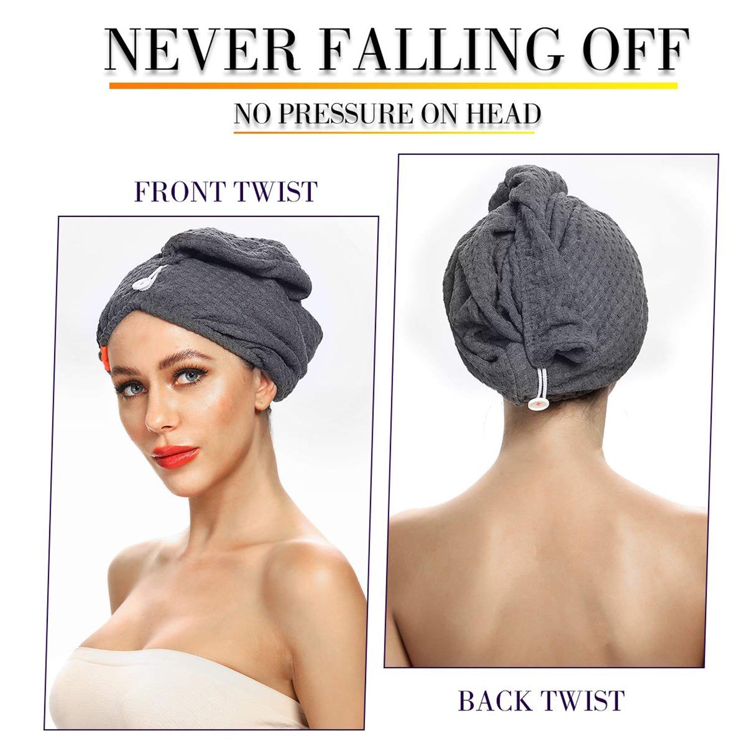Hair Drying Towel Wrap for Women