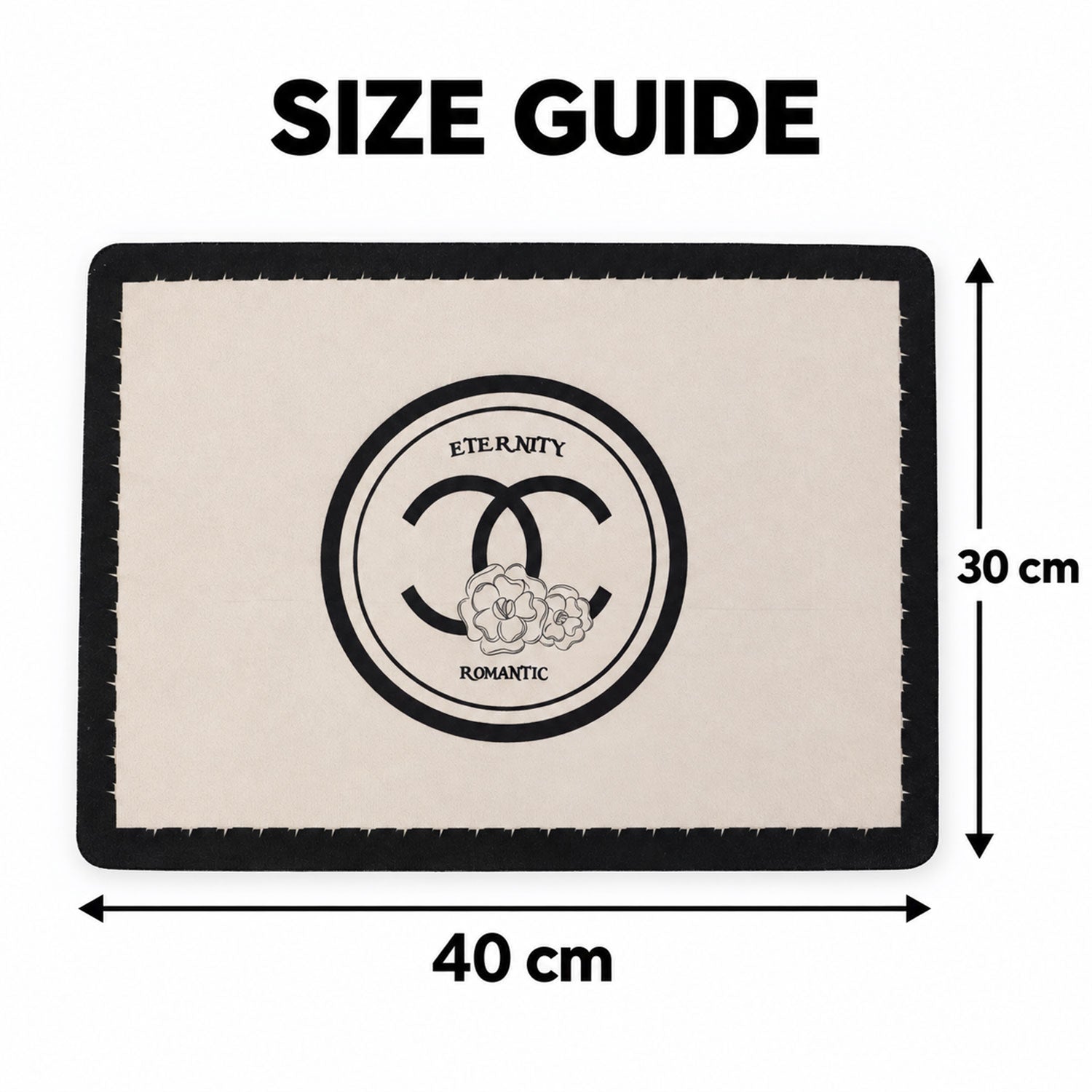 Bath mat size 40x30cm