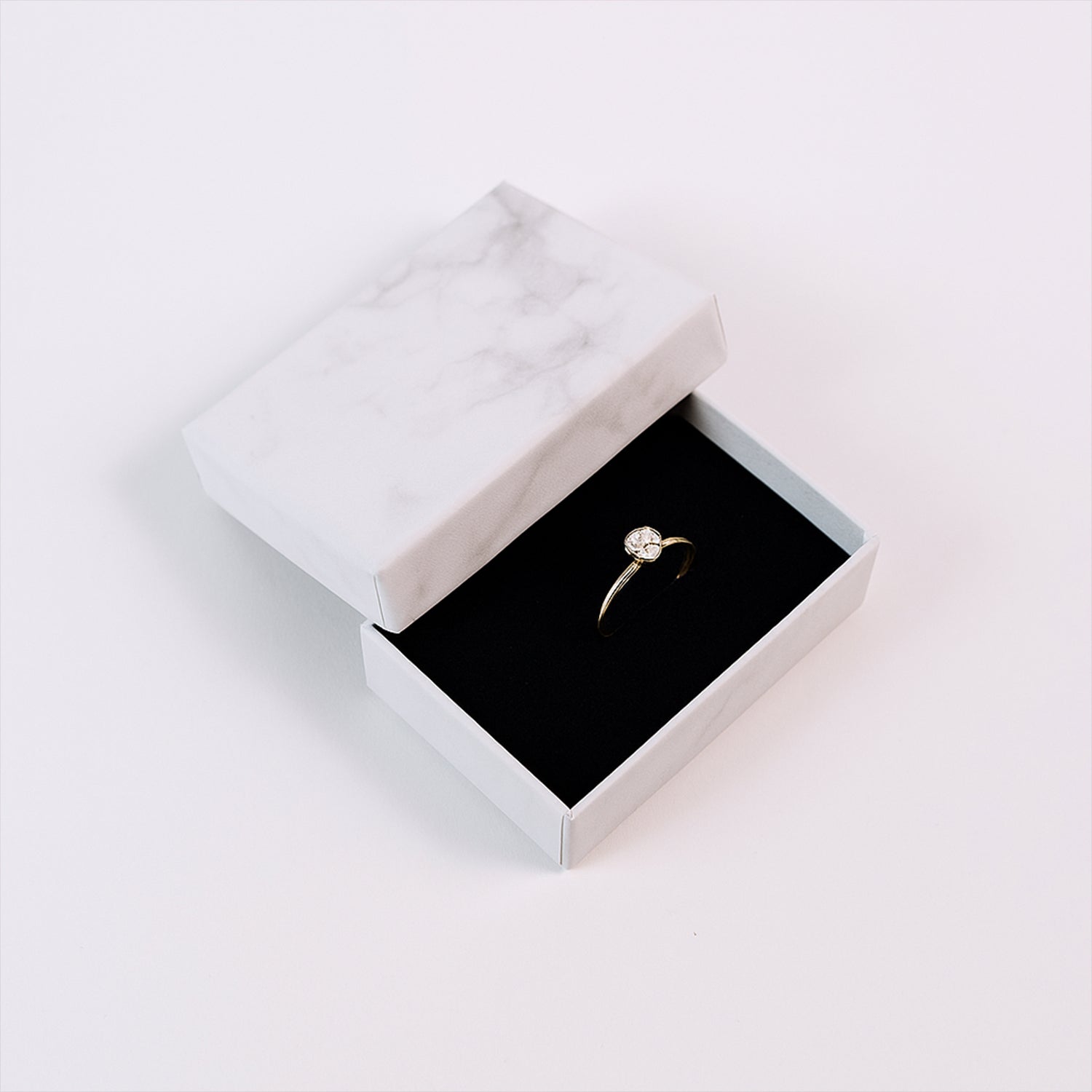 Elegant Marble Finish Box for Jewelry Storage