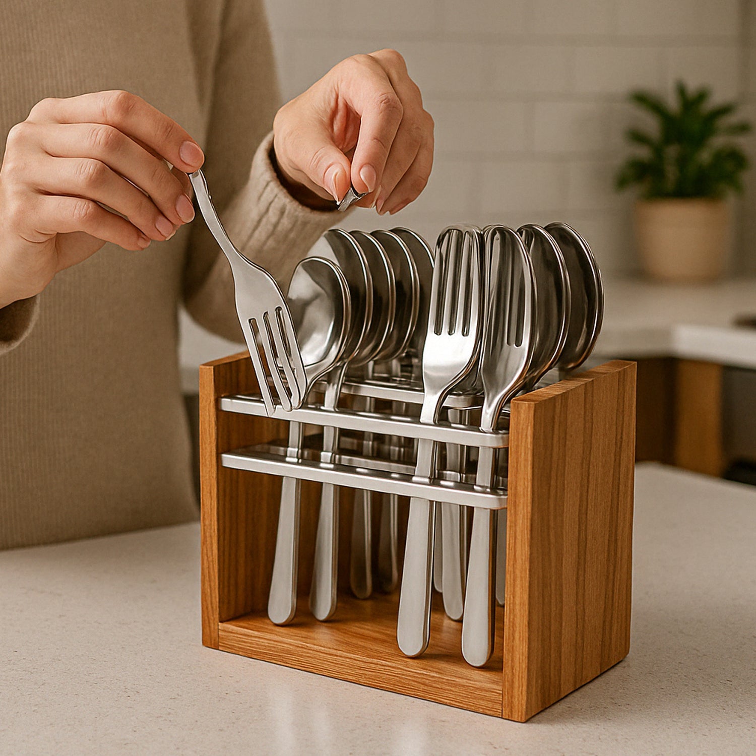 Apex Cutlery Set close-up view