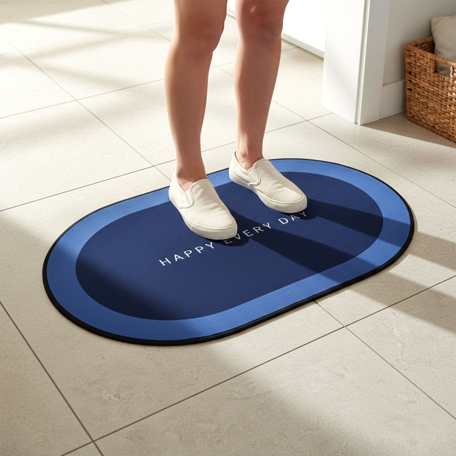 Top view of DeoDap bath mat texture