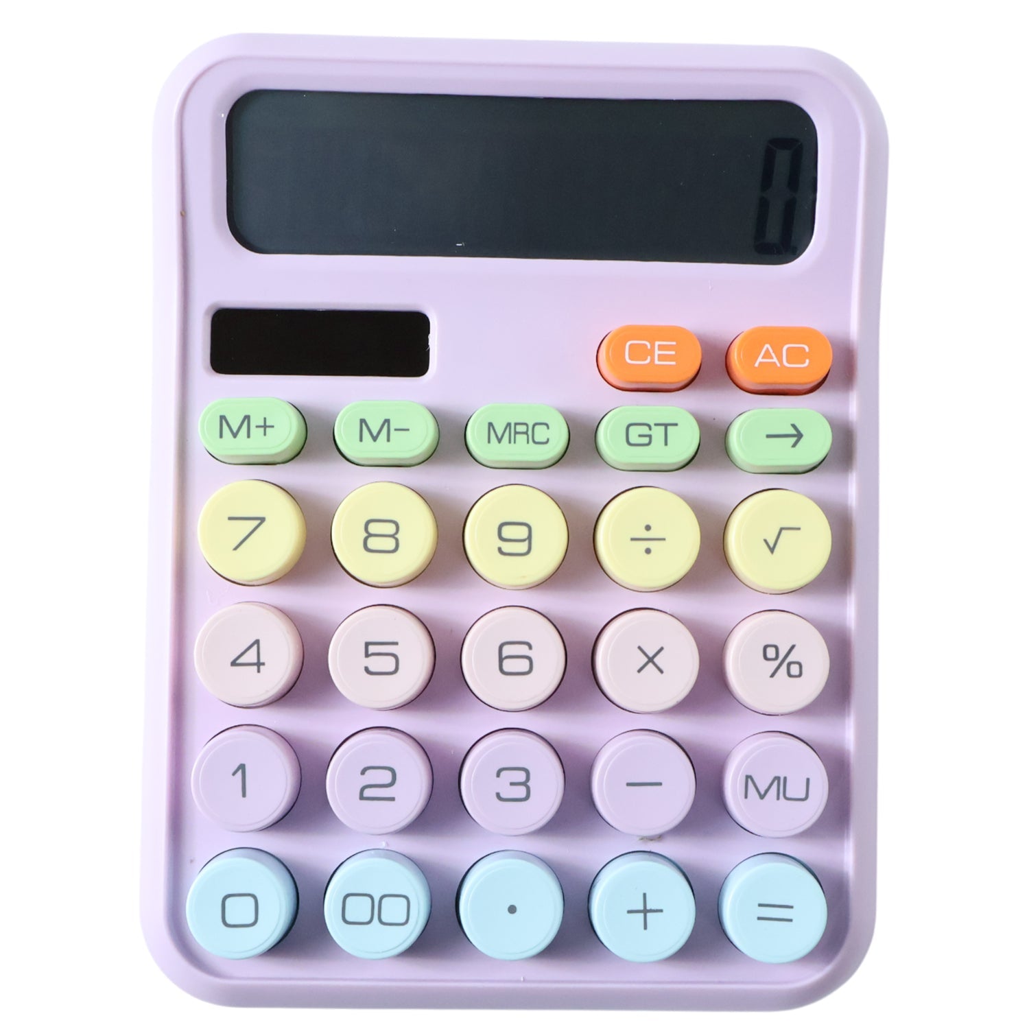 Compact digital calculator for desktop use