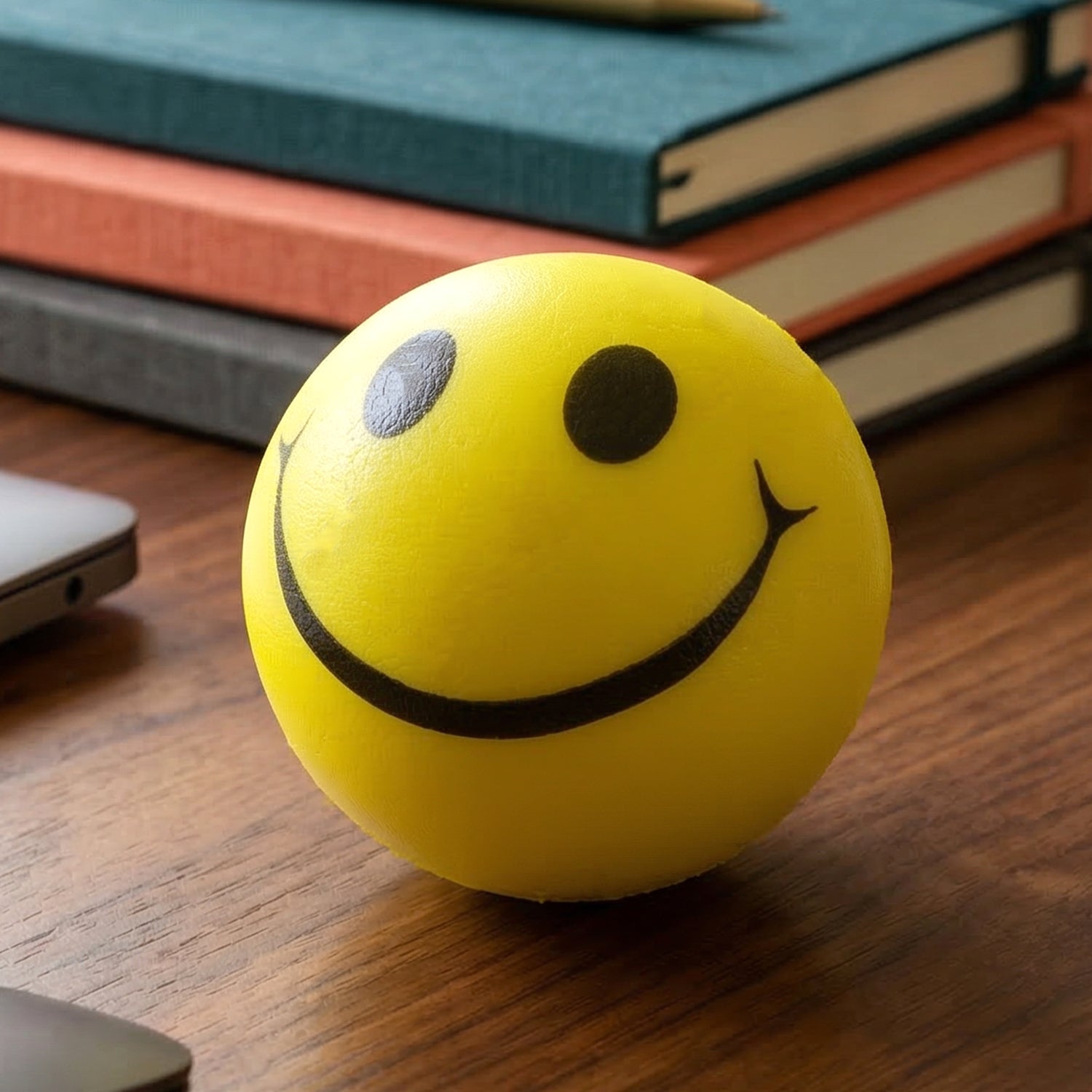 Soft Foam Smiley Toy Ball (1 Pc)
