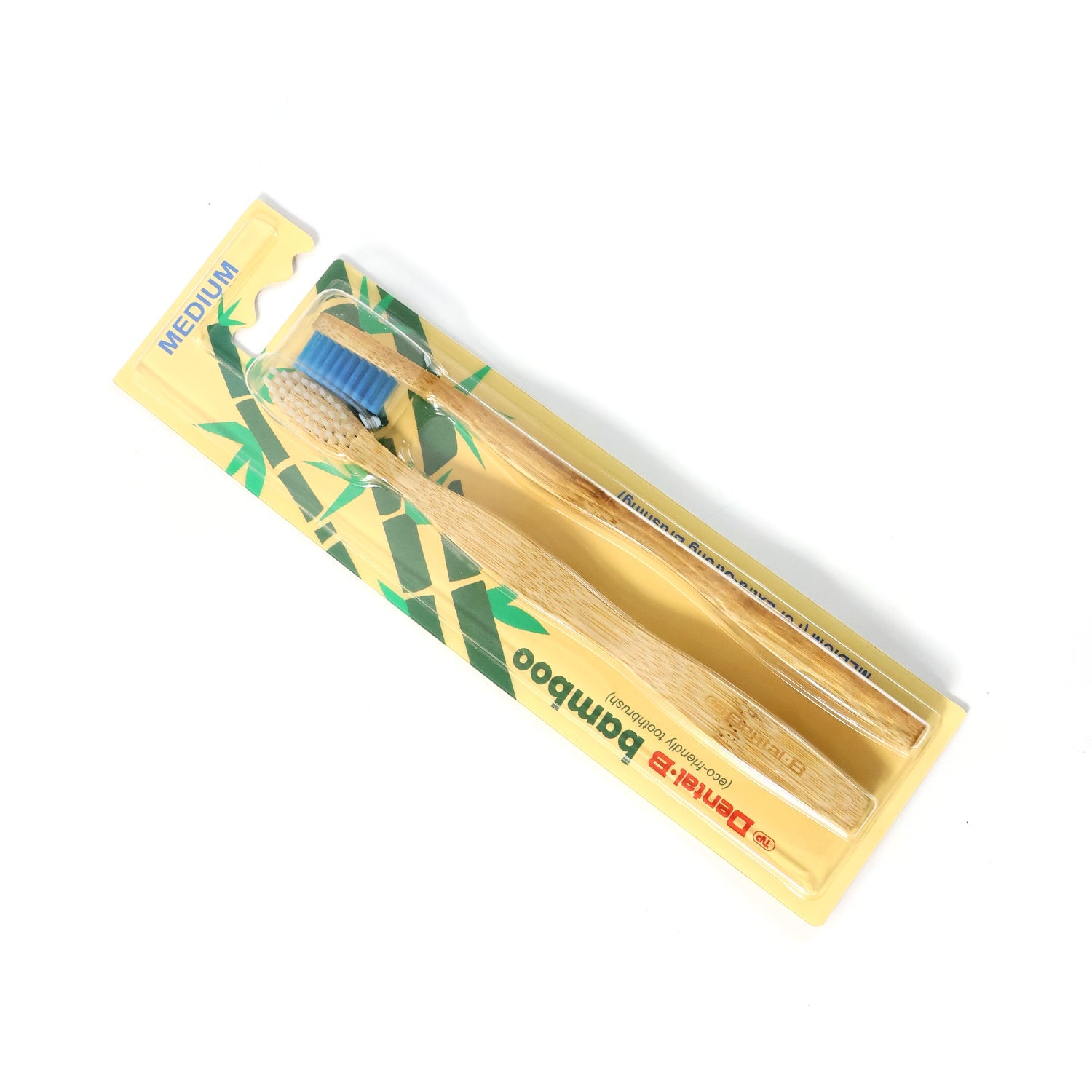 Eco-Friendly Bamboo Toothbrush Twin Pack (12 Packets Ã— 24 Pieces)