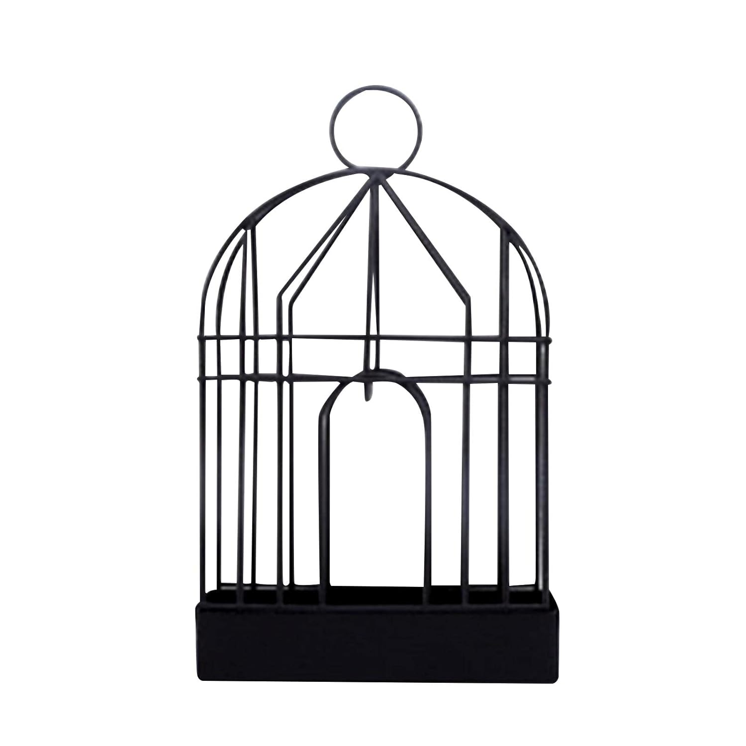 Vintage Iron Mosquito Coil Holder with Birdcage Design