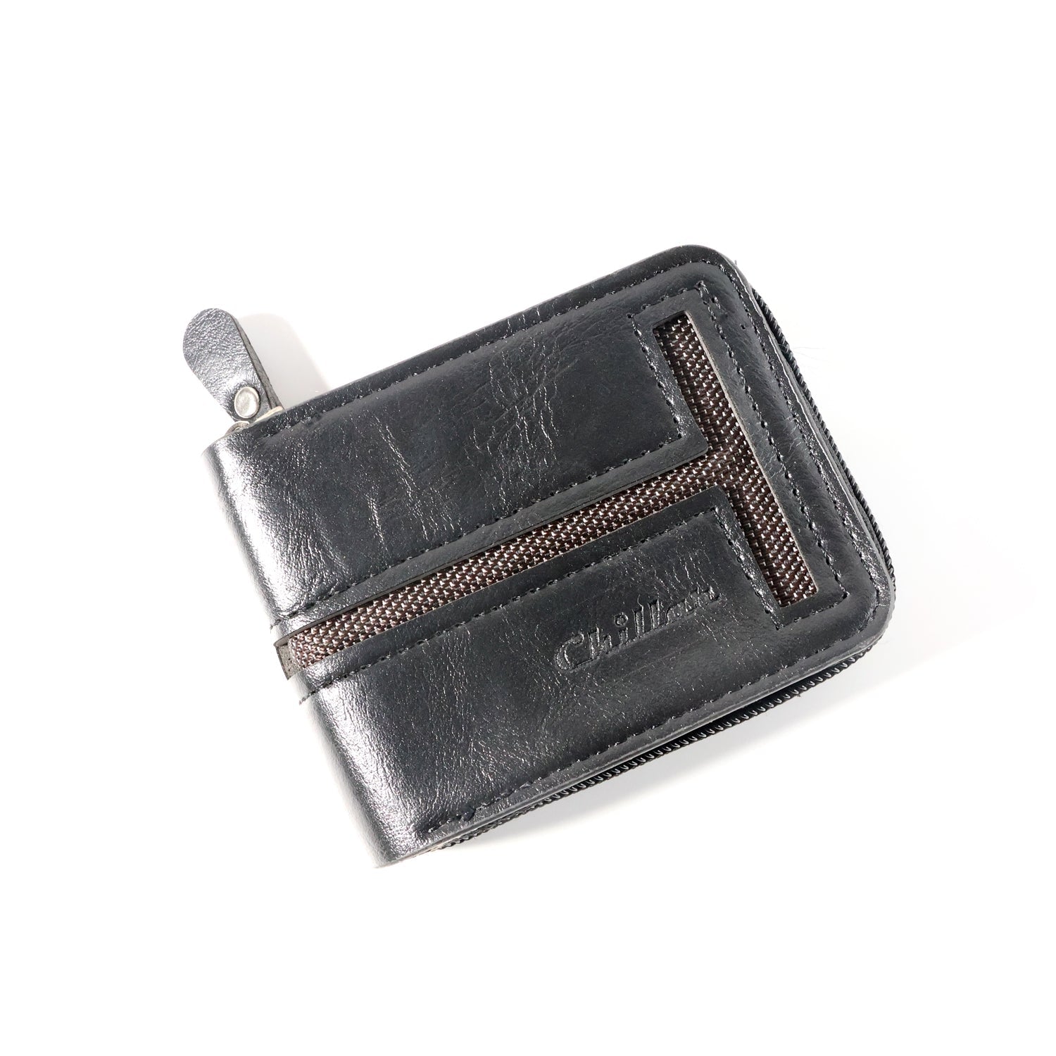 Compact Zip-Around Card Holder Wallet for Men & Women (1 Pc)