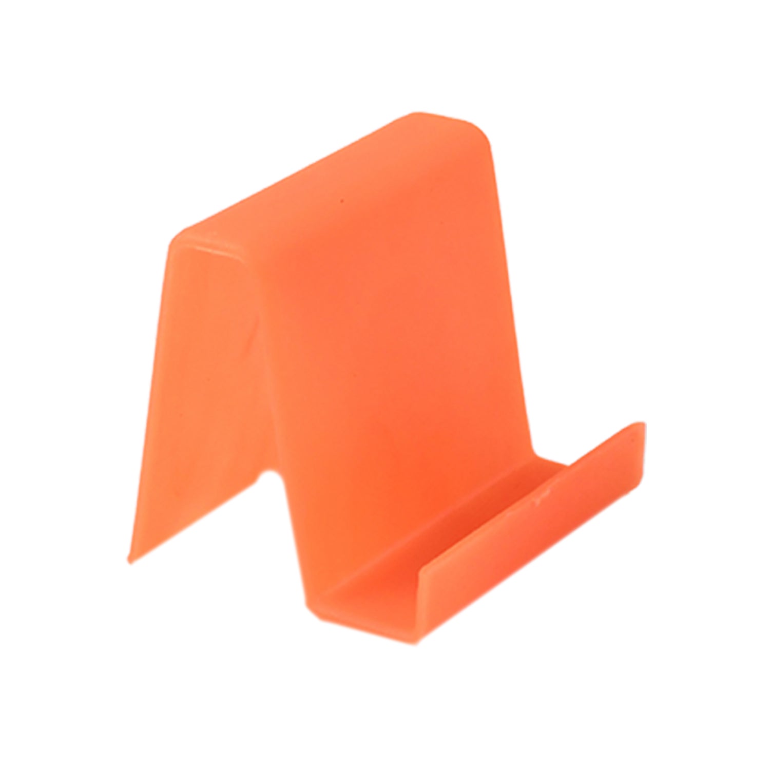 Portable plastic phone stand for mobile devices