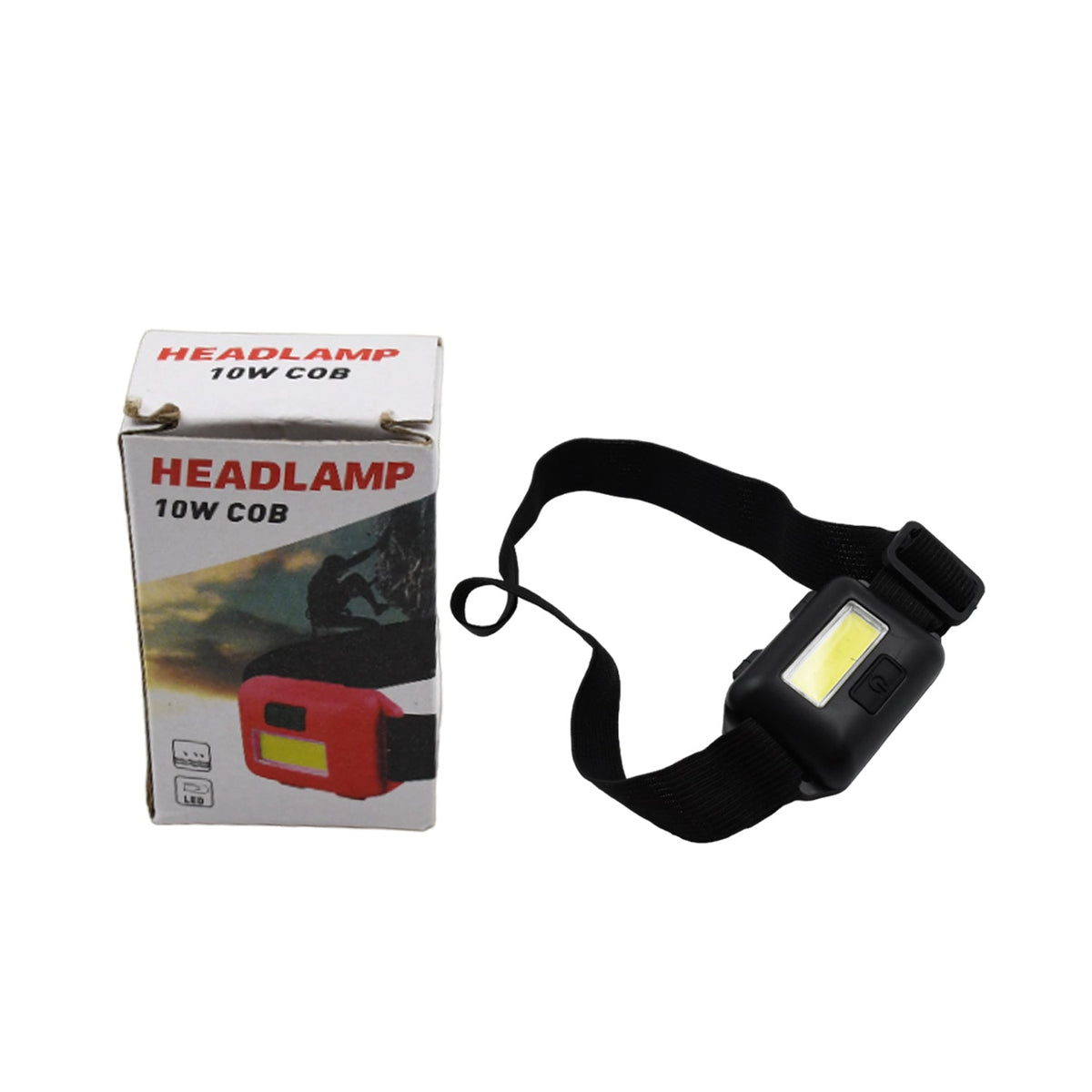 10W COB Waterproof Headlamp â€“ Portable Lantern for Camping, Hiking, Cycling & Hunting (1 Pc)