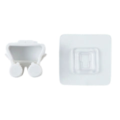 Plastic Magic Broom Holder Wall Mounted (1  Pc)