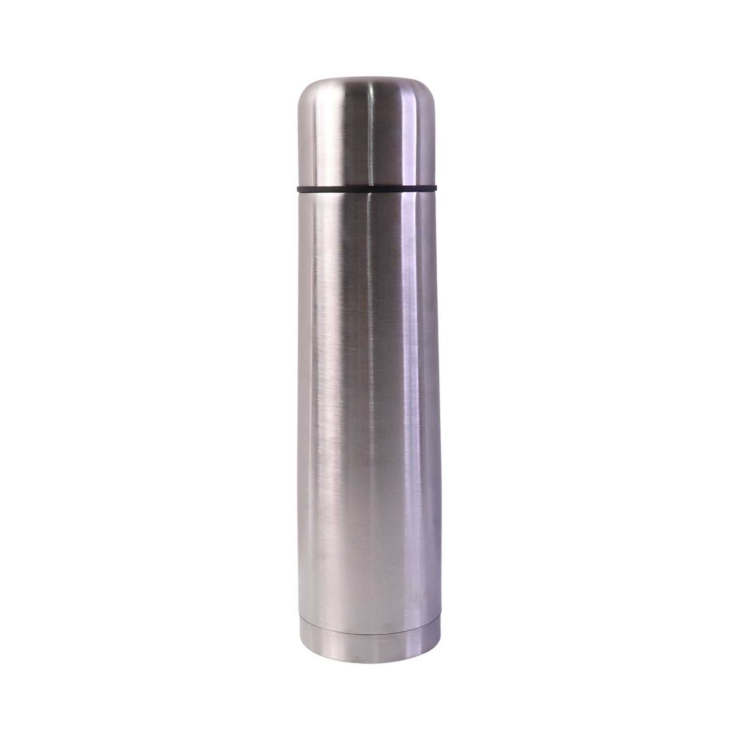 Classic Stainless Steel Thermos with Leather Pouch