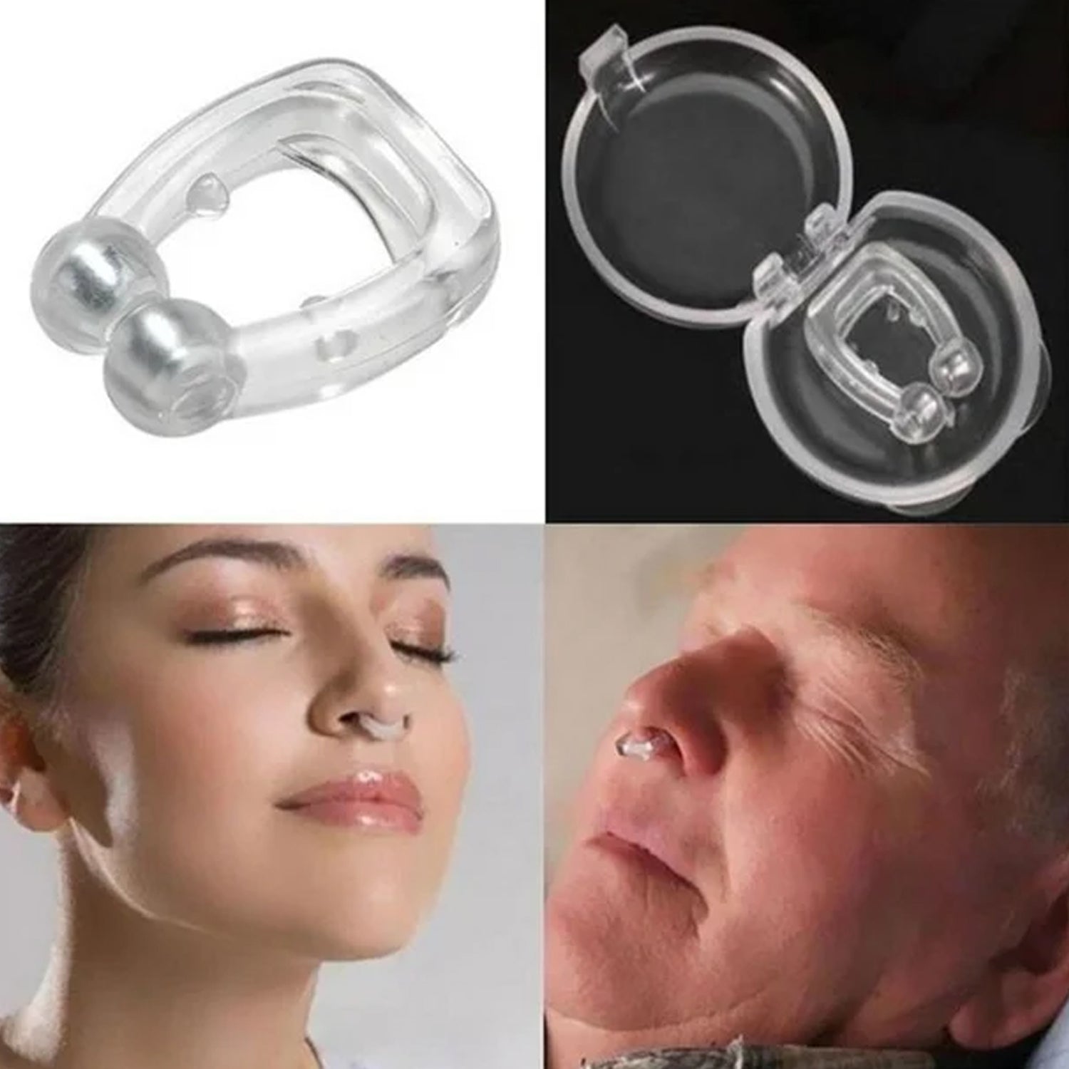 Protective mirror lid case for nose clip