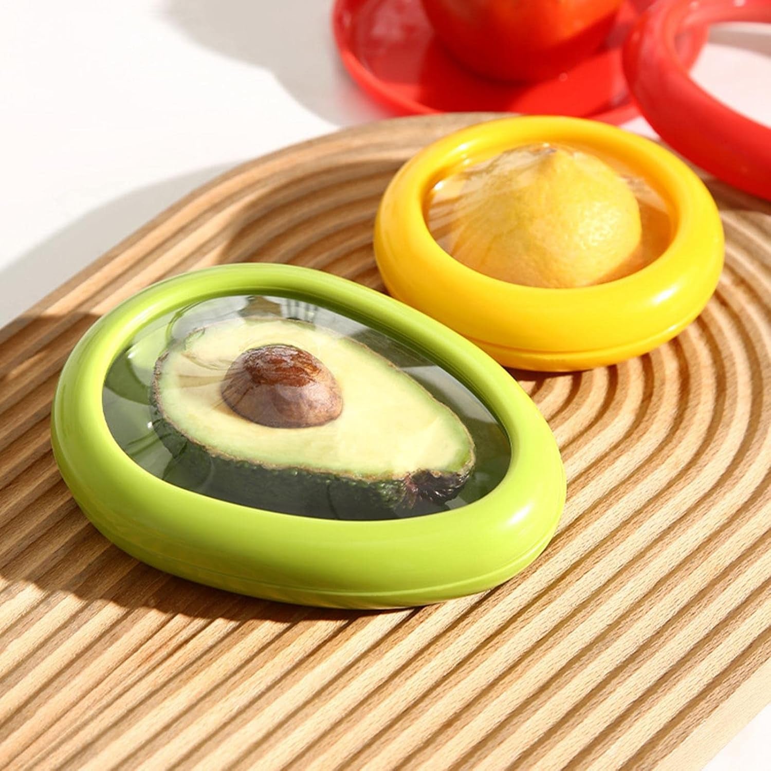 Empty vegetable container interior
