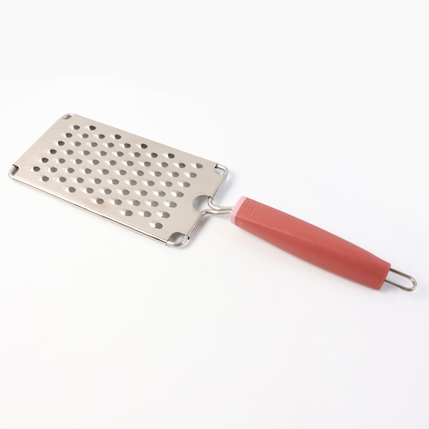 Supermom Stainless Steel Multipurpose Vegetable and Cheese Grater with Soft Grip Handle (1 Pc)