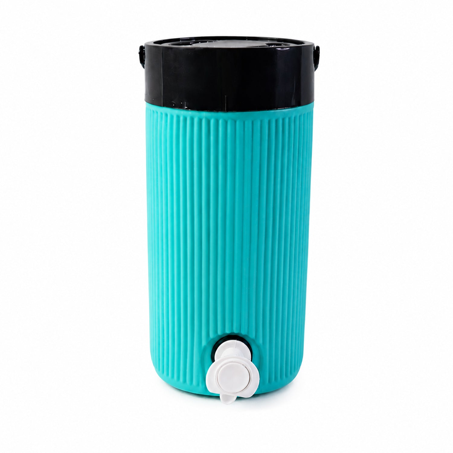 ChillPour insulated water jug angled view showing handle