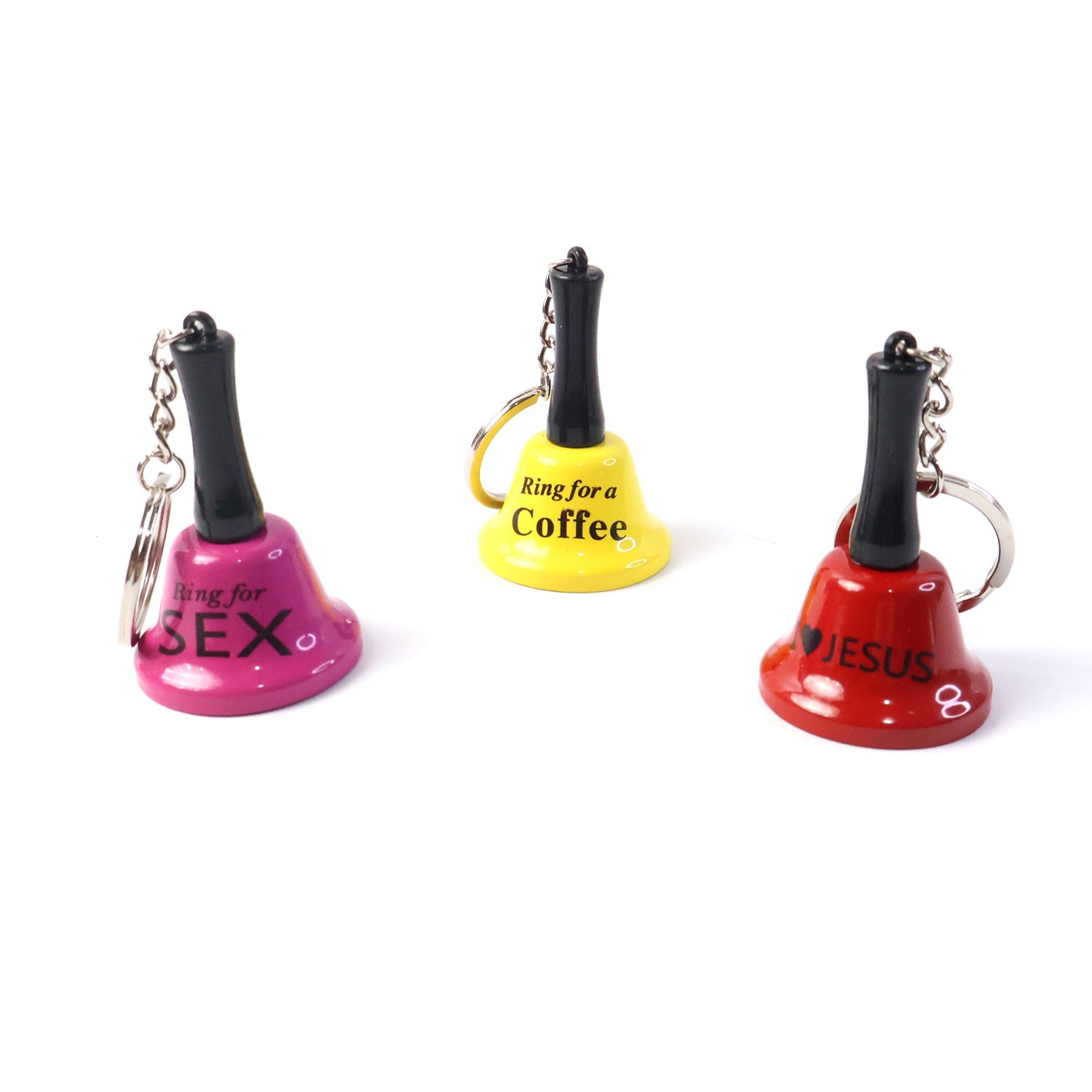 'Ring for Wine' bell with black handle