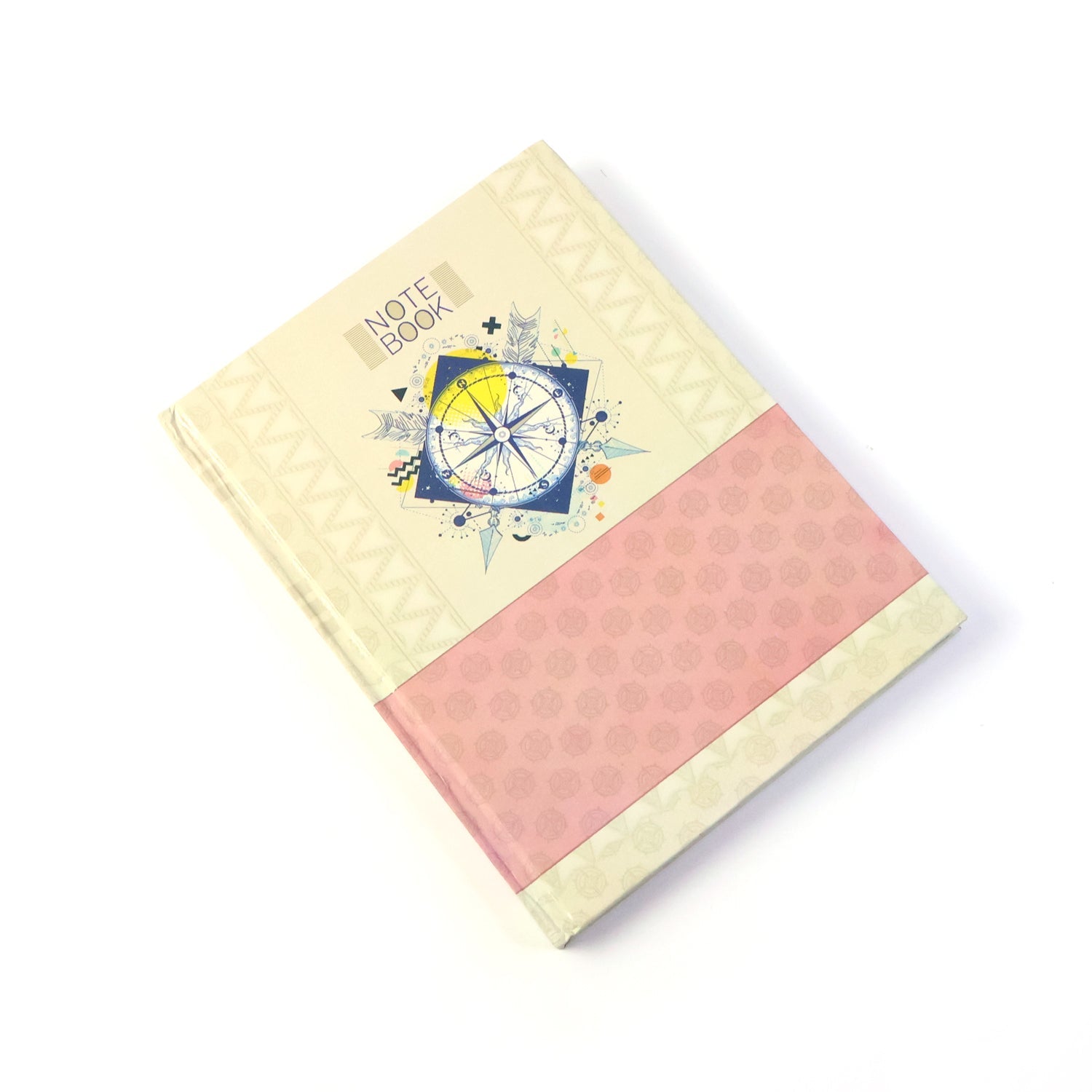 School notebook with ruled pages