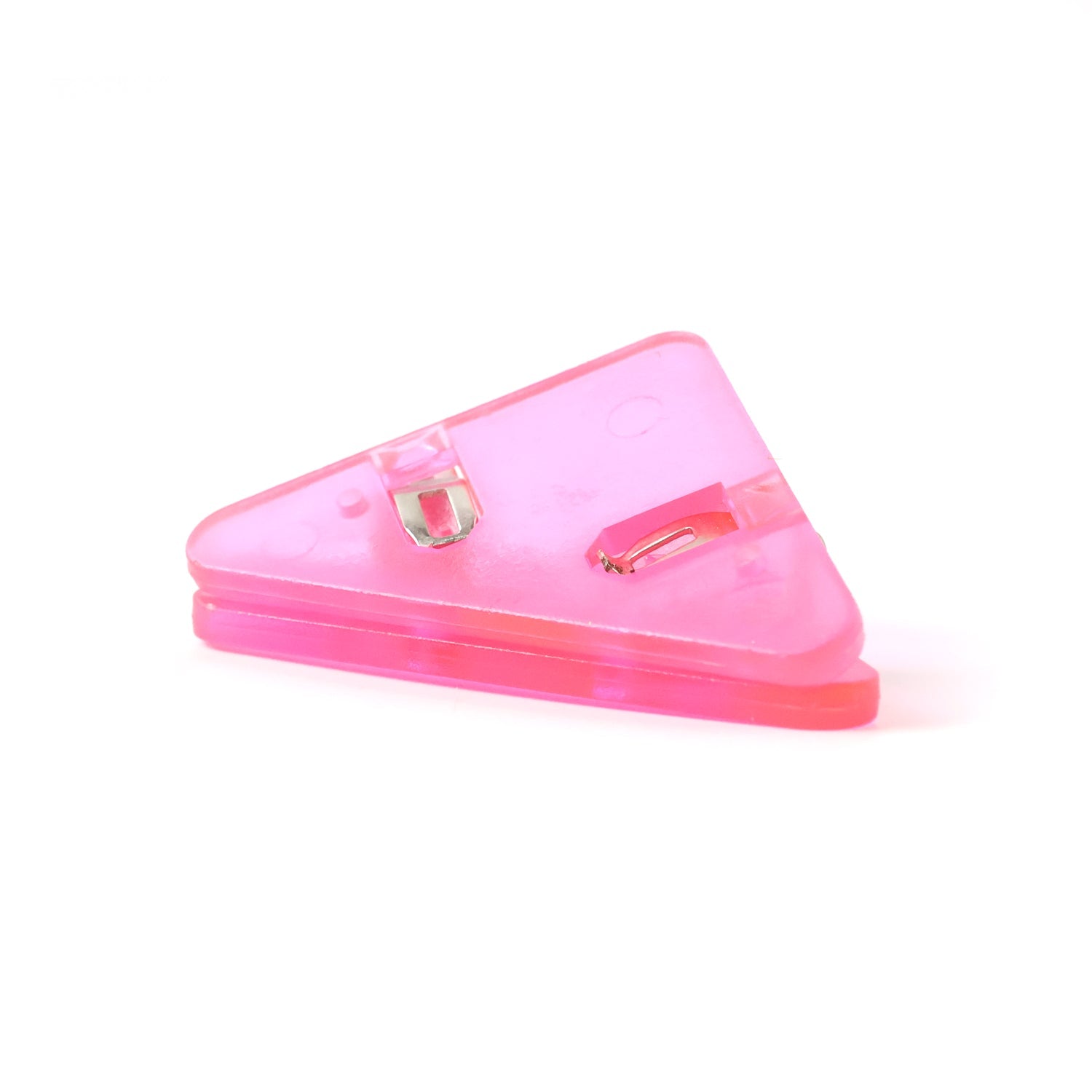 Office documents clipped with triangle paper clip
