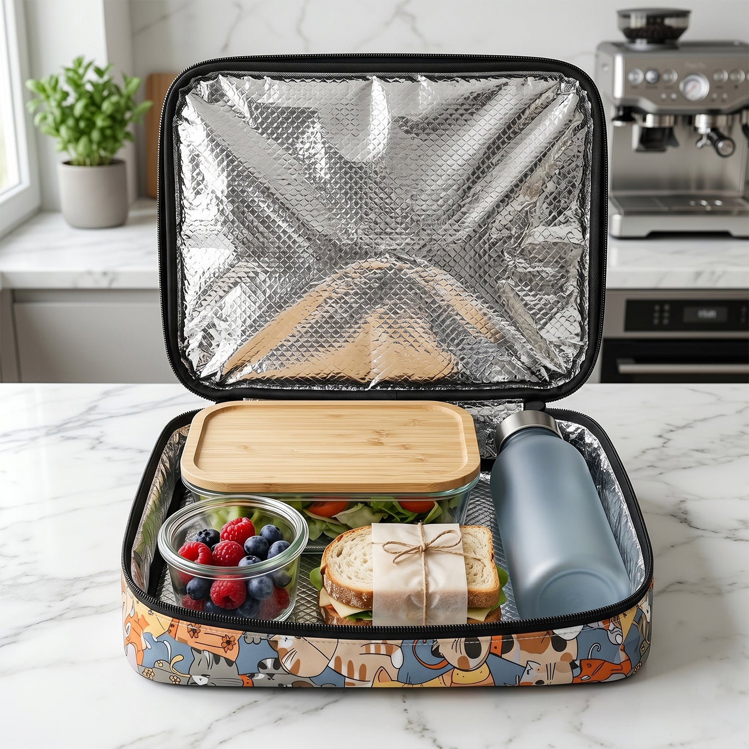 Travel organizer bag inside luggage