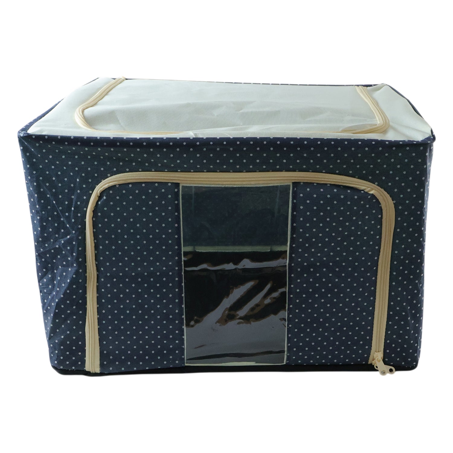 Clothes organizer bag with zipper closure