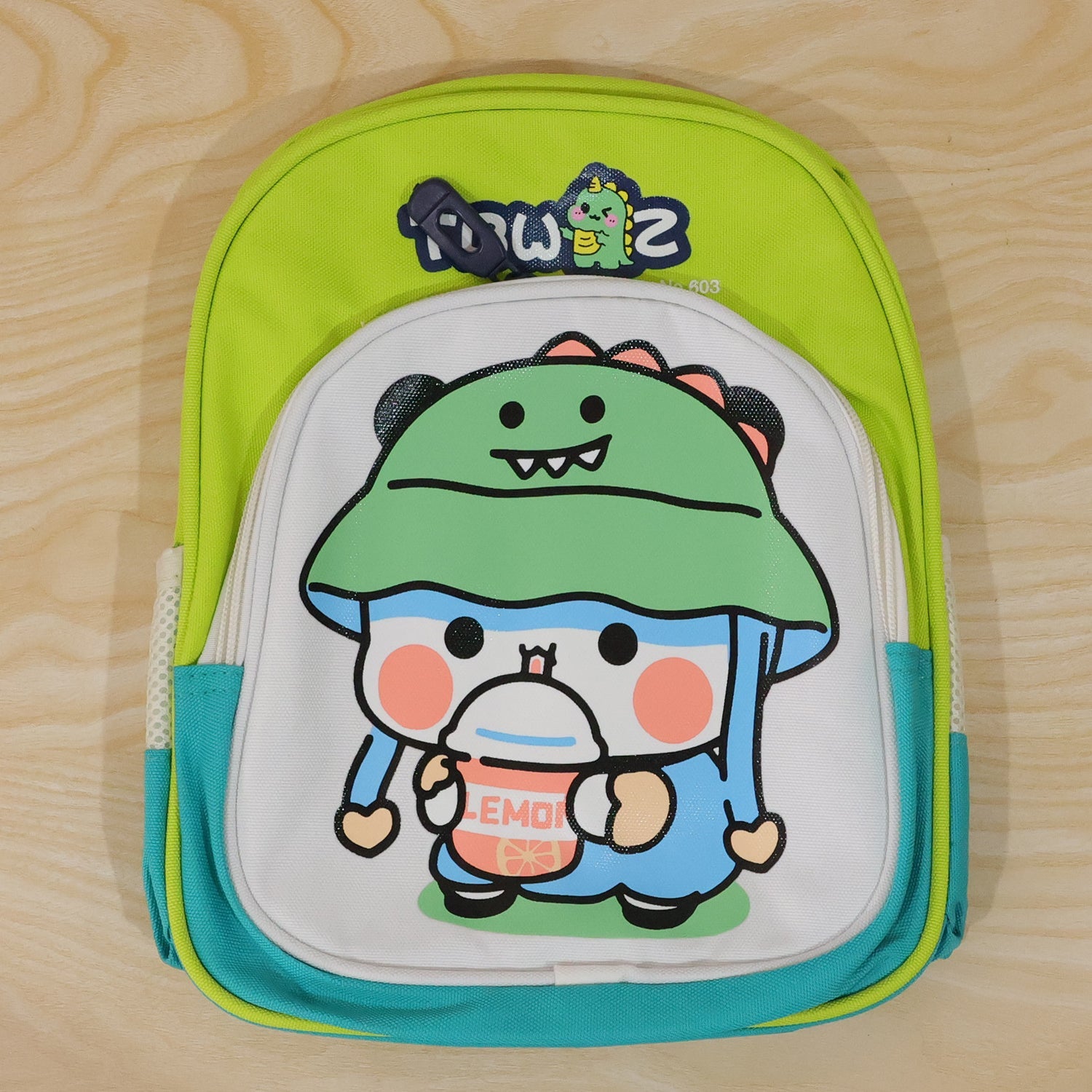 Cute Cartoon Printed Kids Sling Backpack Lightweight School Bag (28x23 Cm)